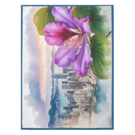 Nationale Blume Bauhinia (Hongkong) | Tischdecke