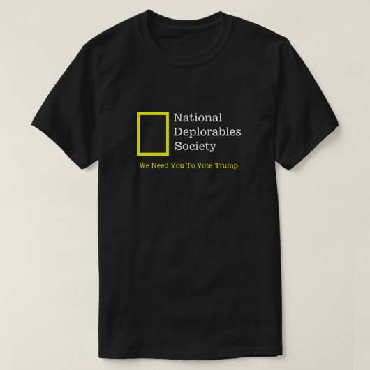 Nationale Deplorables Gesellschaft T-Shirt (Design vorne)