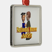 Nationale Ehrengesellschaft Silbernes Ornament (Rechts)
