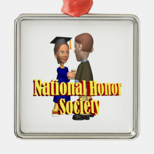 Nationale Ehrengesellschaft Silbernes Ornament