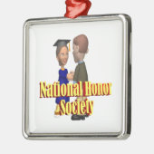 Nationale Ehrengesellschaft Silbernes Ornament (Links)