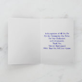 Nationale EMS-Karte für die Woche 2023 Dankeskarte (Innenseite)