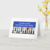 Nationale EMS-Woche Mai Karte (Gelbe Blume)