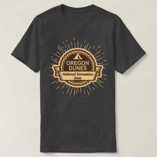 Nationale Erholungszone Oregon Dunes T-Shirt (Design vorne)