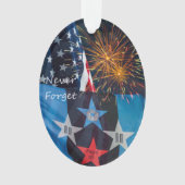 Nationale Erinnerung nie vergessen Ornament (Vorderseite)