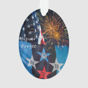 Nationale Erinnerung nie vergessen Ornament