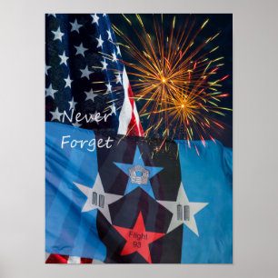 Nationale Erinnerung nie vergessen Poster