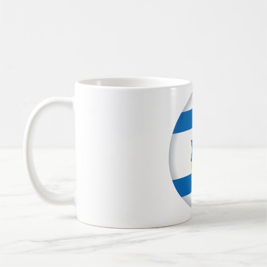 Nationale Farben Israels Kaffeetasse (Links)