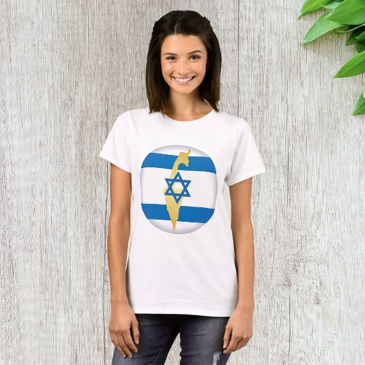 Nationale Farben Israels T-Shirt