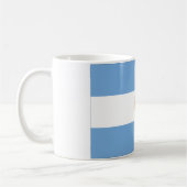 Nationale Flagge Argentiniens Kaffeetasse (Links)