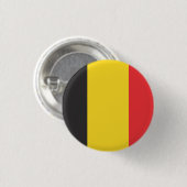 Nationale Flagge Belgiens Button (Vorne & Hinten)