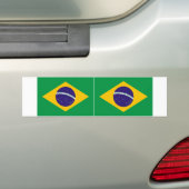 Nationale Flagge Brasiliens Autoaufkleber (Auf Auto)