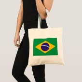 Nationale Flagge Brasiliens Tragetasche (Vorderseite (Produkt))