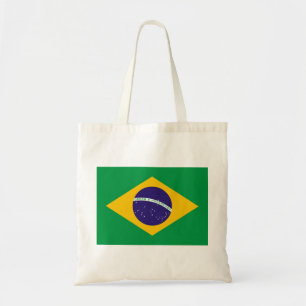 Nationale Flagge Brasiliens Tragetasche