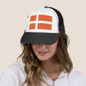 Nationale Flagge Dänemarks Truckerkappe (Beispiel)
