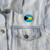 Nationale Flagge der Bahamas Button (Beispiel)
