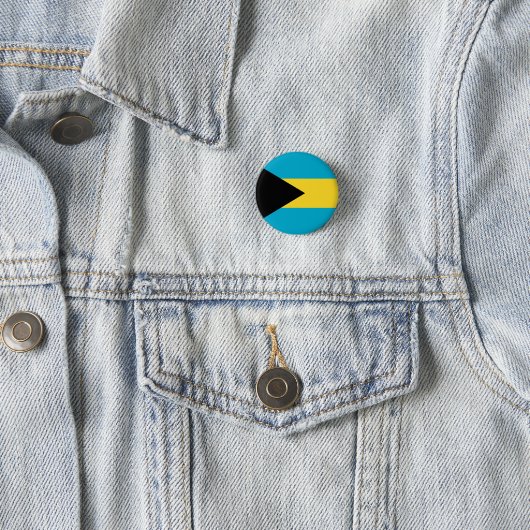 Nationale Flagge der Bahamas Button (Beispiel)