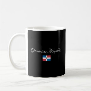 Nationale Flagge der Dominikanischen Republik Kaffeetasse