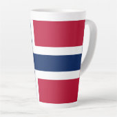 NATIONALE FLAGGE DER TASSE NORWEGEN (Rechte Ecke)