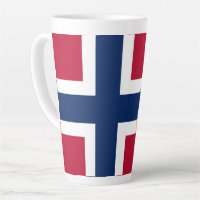 NATIONALE FLAGGE DER TASSE NORWEGEN
