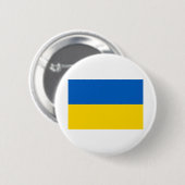 Nationale Flagge der Ukraine / к а їра Button (Vorne & Hinten)