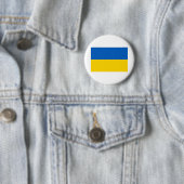 Nationale Flagge der Ukraine / к а їра Button (Beispiel)