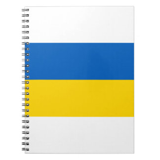 Nationale Flagge der Ukraine / к а їра Notizblock