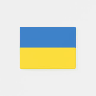 Nationale Flagge der Ukraine / к а їра Post-it Klebezettel