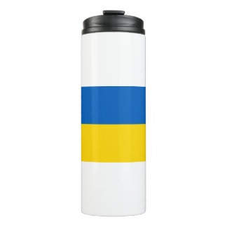 Nationale Flagge der Ukraine / к а їра Thermosbecher