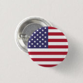 Nationale Flagge der USA - Authentische Waage "G-s Button (Vorne & Hinten)