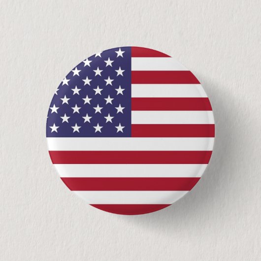 Nationale Flagge der USA - Authentische Waage "G-s Button (Vorderseite)