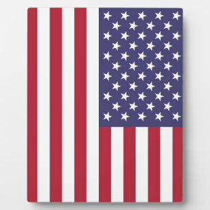 Nationale Flagge der USA - Authentische Waage "G-s Fotoplatte