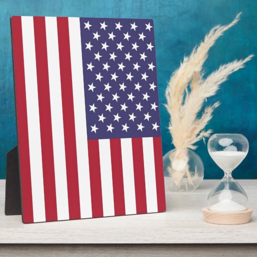 Nationale Flagge der USA - Authentische Waage "G-s Fotoplatte (Seite)