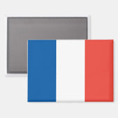 Nationale Flagge des französischen Rechteck-Magnet Magnet (Vorderseite/Rückseite)