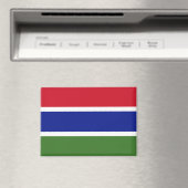 Nationale Flagge des Gambia-Rectangle-Magneten Magnet (In Situ (Geschirrspüler))