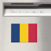Nationale Flagge des Tschad-Rektangle-Magnet Magnet (In Situ (Geschirrspüler))