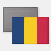 Nationale Flagge des Tschad-Rektangle-Magnet Magnet (Vorderseite/Rückseite)