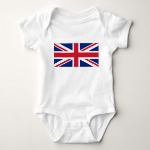 Nationale Flagge des Vereinigten Königreichs Baby Strampler