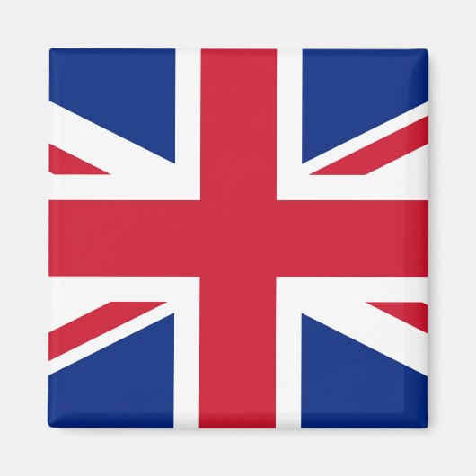 Nationale Flagge des Vereinigten Königreichs Magnet (Vorne)