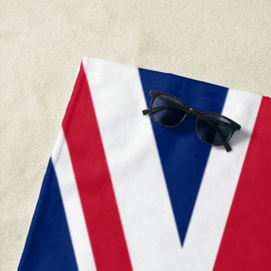Nationale Flagge des Vereinigten Königreichs Strandtuch (Beispiel)