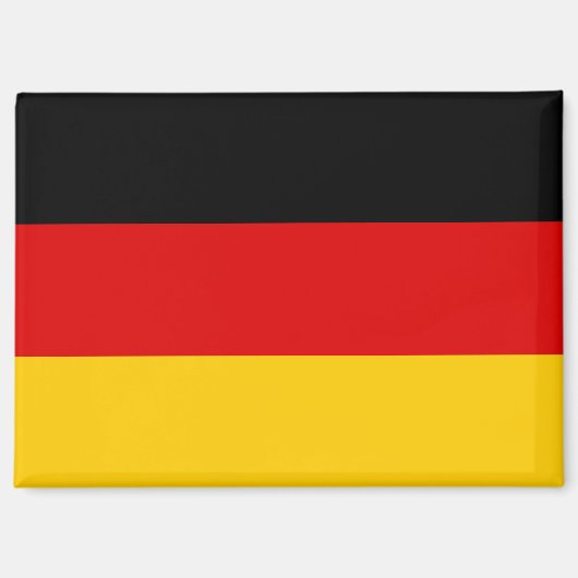 Nationale Flagge Deutschlands Rektangle-Magnet Magnet (Vorderseite)