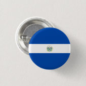 Nationale Flagge El Salvadors Button (Vorne & Hinten)