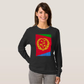 Nationale Flagge Eritrea T-Shirt (Vorne ganz)
