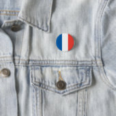 Nationale Flagge Frankreichs Button (Beispiel)