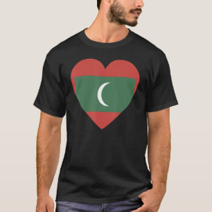 Nationale Flagge für Andenken an die Malediven T-Shirt