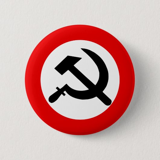 Nationale Flagge für das bolschewistische Party Button (Vorderseite)