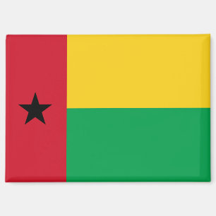 Nationale Flagge für Guinea-Bissau-Rectangle-Magne Magnet