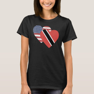 Nationale Flagge für Trinidad Souvenir für Männer  T-Shirt