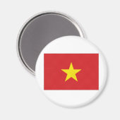 Nationale Flagge für Vietnam Magnet (Vorderseite/Rückseite)