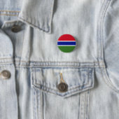 Nationale Flagge Gambias Button (Beispiel)